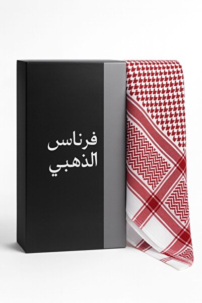 LaFont Farnas's golden shemagh with its elegant scent