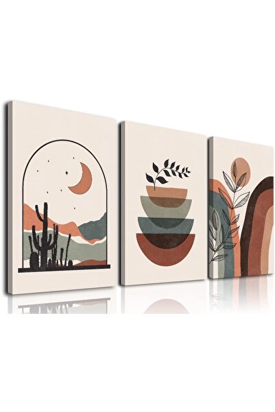 ALAYRA International لوحة فنية جدارية من قماش بوهو البسيط 30×40 سم - ديكور مح...