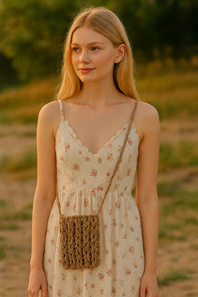 TOM COMPANY Telefon çantası, hasır çanta