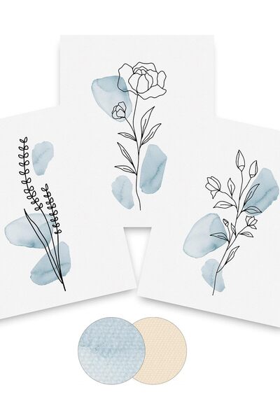 ALAYRA International لوحة فنية جدارية من قماش بوهو البسيط 30×40 سم - ديكور مح...