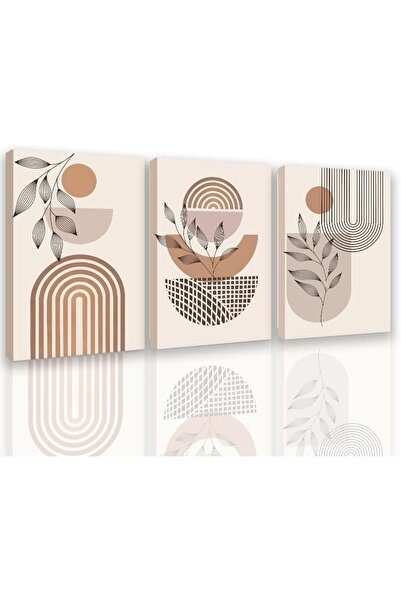 ALAYRA International لوحة فنية جدارية قماشية بتصميم بوهو بسيط، 40×60 سم - ديك...