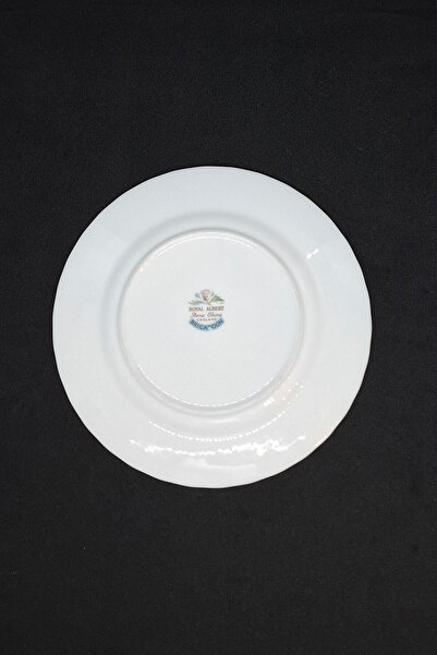 Royal Albert Brigadoon Bone China English Porcelain Cake Plate with Blue Floral 17 cm