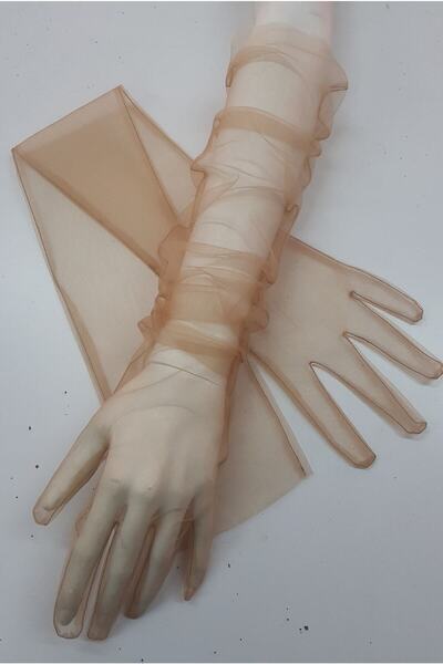 Limelia Bella Evening Dress Gloves Long Skin Color