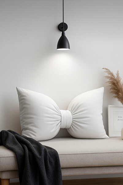 JACA XXL Bow Appearance Decorative Pillow Filled Bow Ribbon Gift Pillow Cushion Pillow