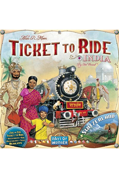 Days of Wonder Συλλογή χαρτών Ticket to Ride Ινδία