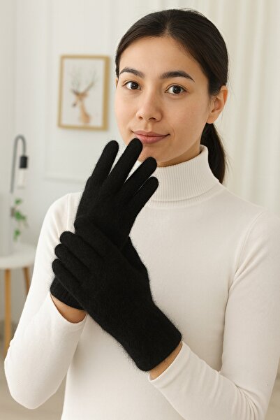 gigigiyim Touchscreen Plush Women's Gloves
