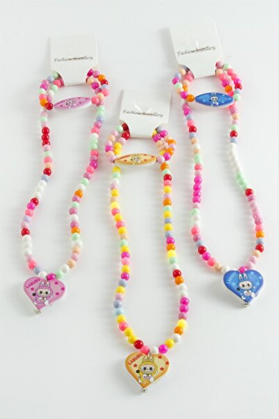 FREEDOM STOREE قلادة مجموعة لابوبو بونج للأطفال