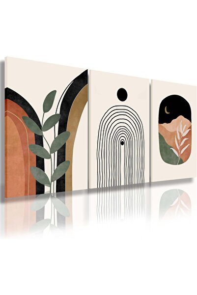 ALAYRA International لوحة فنية جدارية قماشية بتصميم بوهو بسيط، 40×60 سم - ديك...