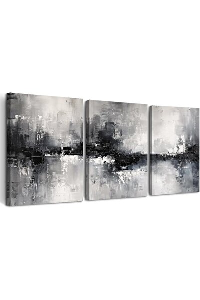 ALAYRA International لوحة فنية جدارية قماشية بتصميم بوهو بسيط، 40×60 سم - ديك...