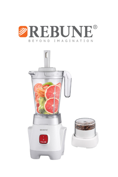 rebune Ribbon Electric Blender 1.2L with Mini Grinder