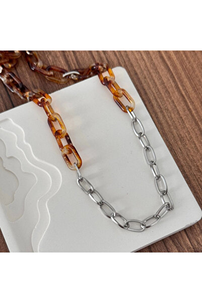 TURKAFONE قلادة فضية على شكل فهد