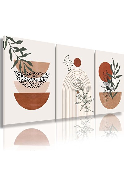 ALAYRA International لوحة فنية جدارية قماشية بتصميم بوهو بسيط، 40×60 سم - ديك...