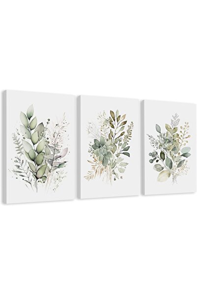 ALAYRA International لوحة فنية جدارية قماشية بتصميم بوهو بسيط، 40×60 سم - ديك...