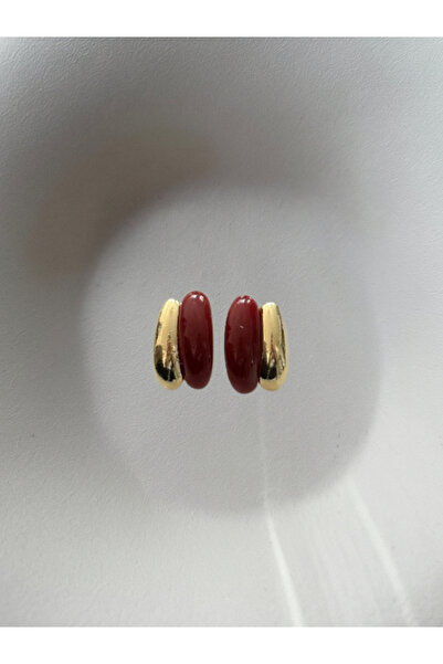 Nole&Co. Gold Colored Stone Mng Design Earrings