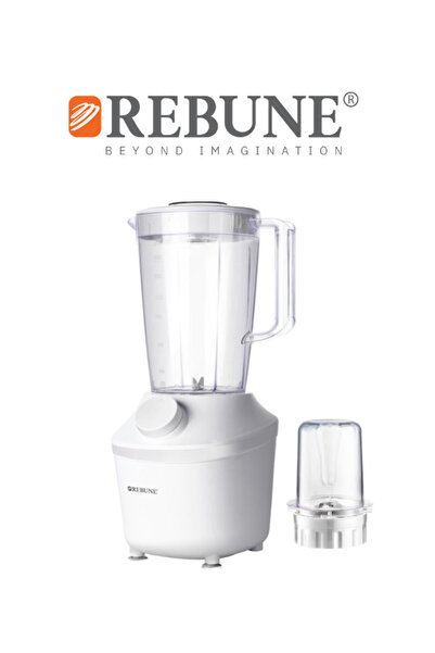 rebune Ribbon 2-in-1 Blender — 650 Watts — 1.8 Liters with Shatterproof Spice Grinder