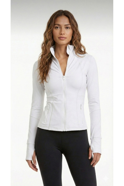 Köstebek Slim Fit Slim Fit Zippered Hand-Looped Rover Cardigan