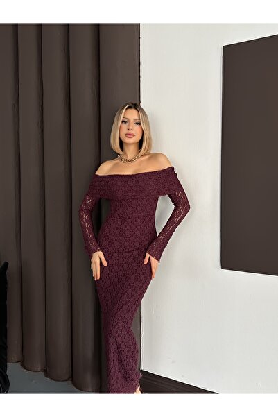 Cistern İstanbul Γυναικείο φόρεμα με δαντέλα με γιακά Madonna