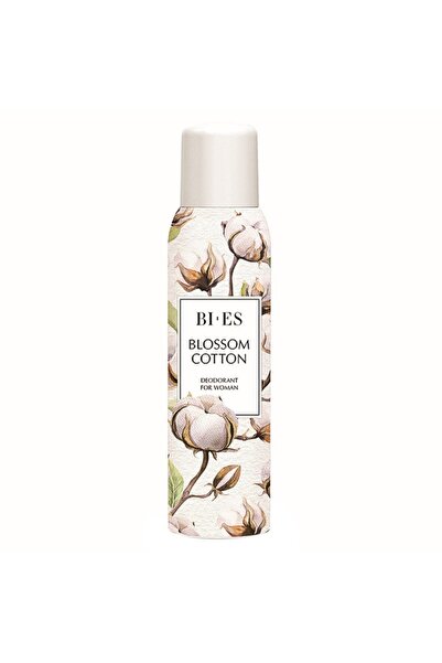 Bİ ES POL Set of 4 x Deodorant Spray Bi-Es Blossom Cotton, 150 ml