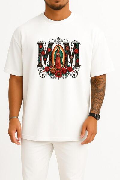 Bahriyeli Collection supradimensionat Fecioara Maria Creștină Bust cu imprime...