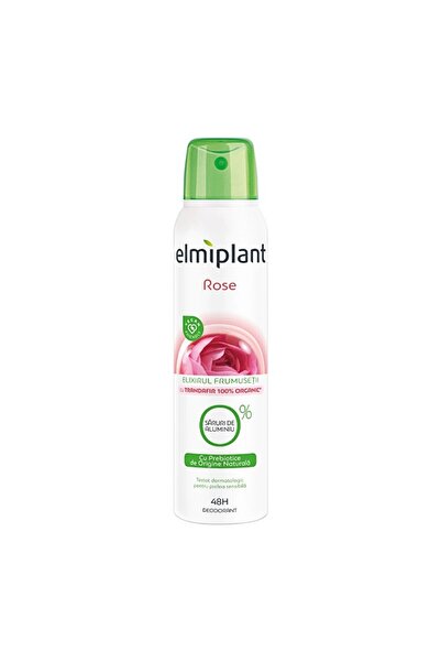 ELMIPLANT Set of 4 x Deodorant Antiperspirant Spray Rose Elixir, 150 ml
