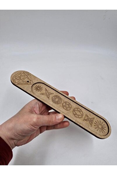 Mu Art Ahşap Ahşap Tütsülük Tütsü Yakacağı Tütsü Tutacağı Çubuk Tütsü Oda Kok...