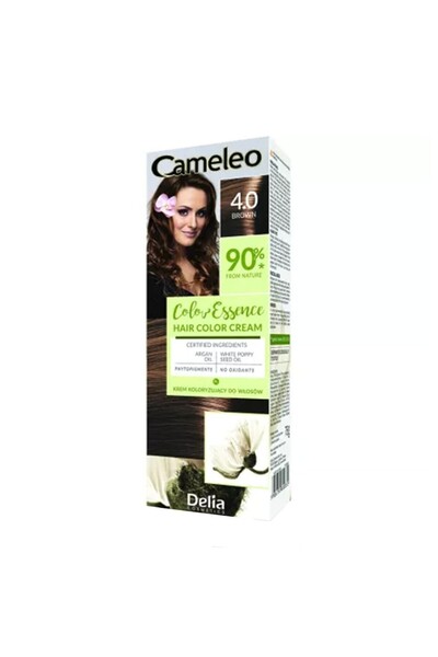 CAMELEO Set of 3 x Color Essence Hair Dye 4.0 Brown, 75 g