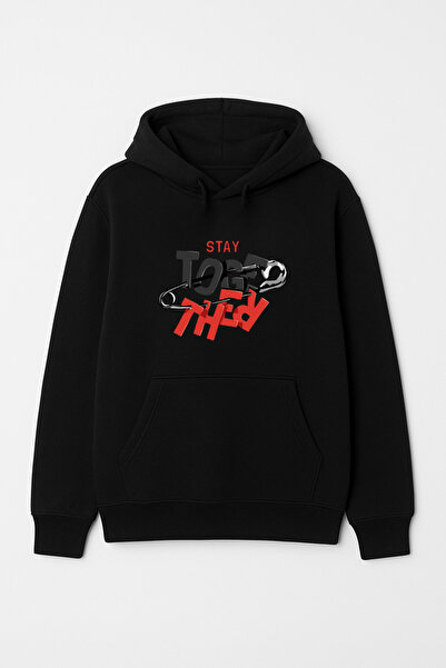 CALKARCOLLECTION سترة (هودي) للجنسين من Stay Together بغطاء رأس