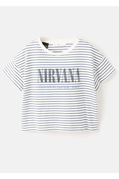 MANGO Kids Nirvana baskılı tişört