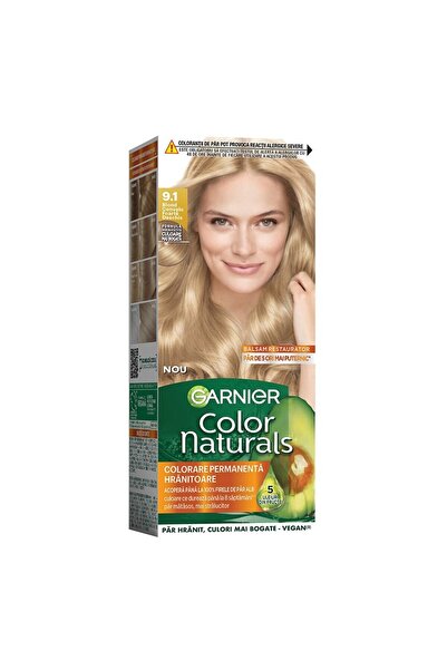 Garnier Color Naturals Set 3 x Color Naturals Permanent Hair Dye 9.1 Very Lig...
