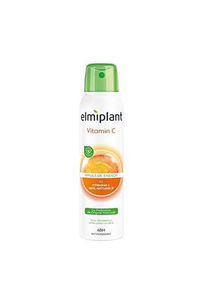 ELMIPLANT Set of 4 x Deodorant Antiperspirant Spray Vitamin C, 150 ml