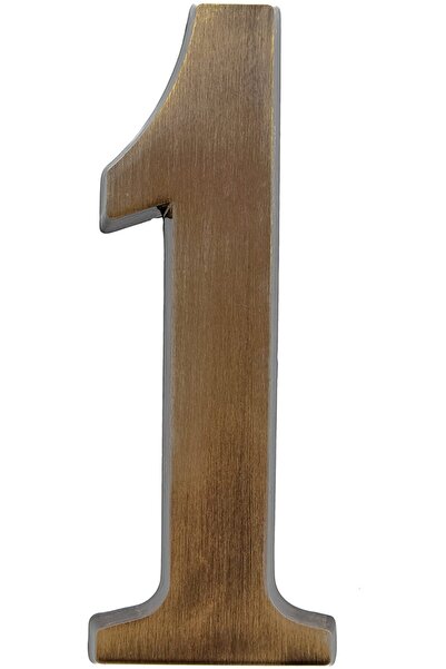 ICON TOOLS NUMAR CASA, ALAMA, PATINATA 200 MM, CIFRA "1"