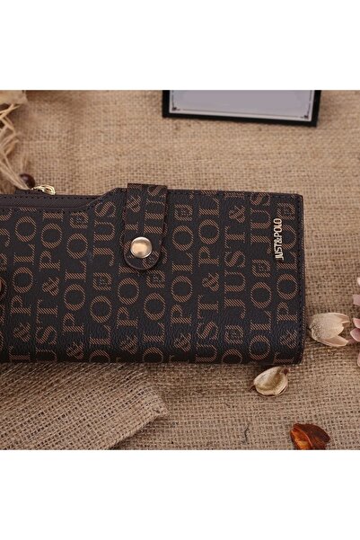 JP POLO Vegan Leather Women's Wallet with Coin and Card Compartments