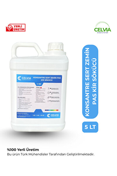 CELVIA Temizlik Sert Zemin Mermer Mezar Taşı Temizleyici Yağ Kir Yosun Temizl...