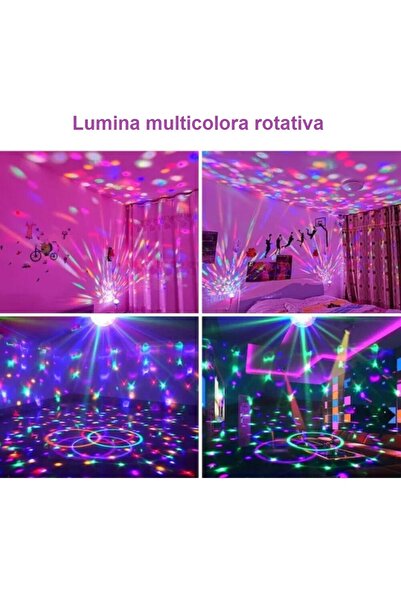 GARDEON Multicolor Disco Rotating LED Bulb