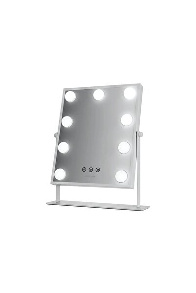 Green Lion مرآة مكياج جلام شاين مع 9 مصابيح LED و3 أوضاع ألوان