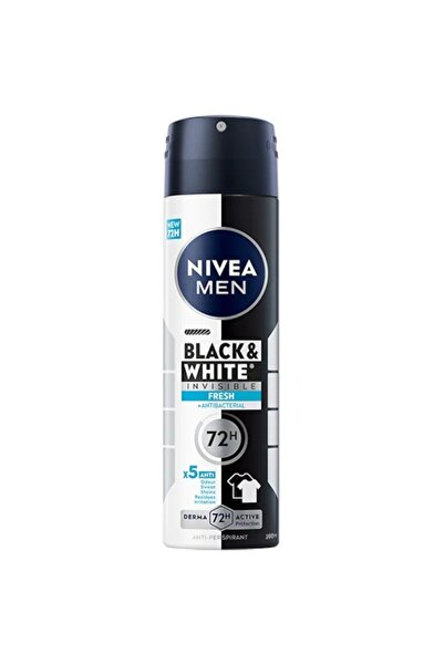 Nivea Men Set 2 x Deodorant Spray Invisible Black & White Fresh, 200 ml