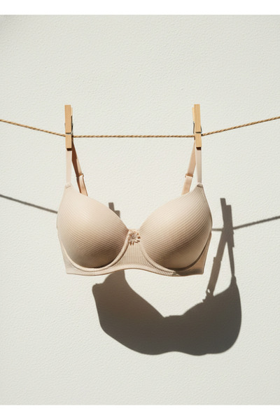 Ebru Underwire & Supported Micro Corded Fabric Bra