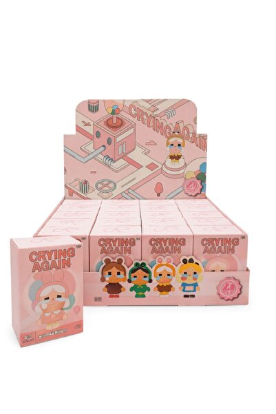 OEM Crybaby Labubu Mini Cute Figures - "Crying Again" Series - Pastel Style