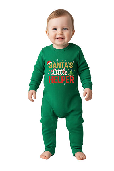 Babyqlo بدلة عيد الميلاد للأطفال من سانتا ليتل هيلبر للجنسين