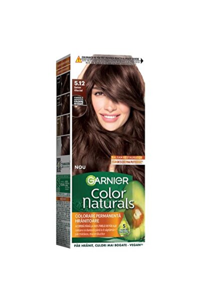 Garnier Set 3 x Color Naturals Permanent Hair Dye 5.12 Glacial Satin, 110 ml