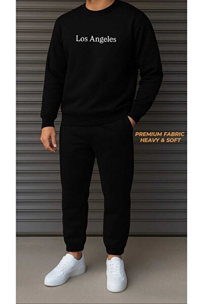 woonkey Los Angeles Oversized Tracksuit Set – Premium Thick Fabric | Soft Texture, Comfortable Fit