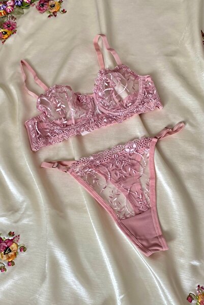 goccias Çiçekli Bralet Takımı