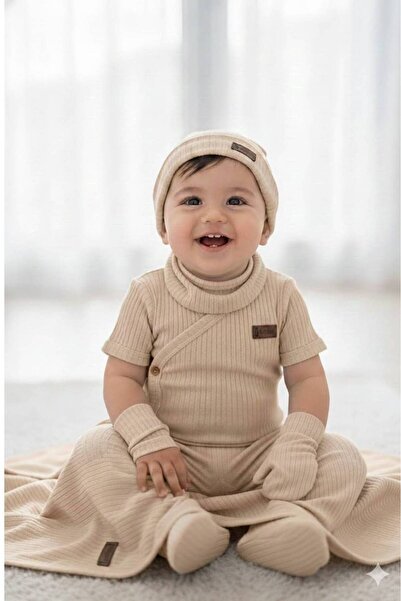 EXTRAÇARŞI طقم ملابس للأطفال الرضع من 7 قطع من رابورلي، طقم خروج من المستشفى،...