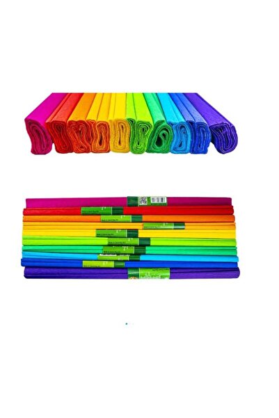 OEM Crepe Paper Set 10 Colors – 200×50 cm, Ideal for Decoration, Crafting, Arrangements