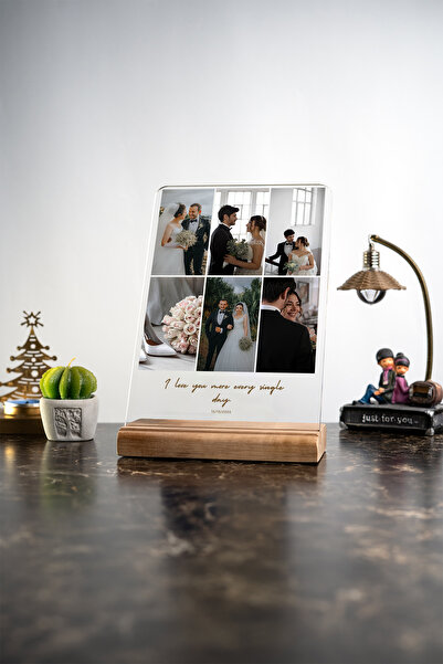 Modiwa Design Sevgililer Günü Hediyesi 6 Fotoğraflı Kişiselleştirilebilir Sev...