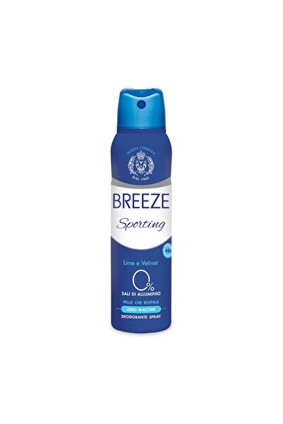 Breeze Set of 4 x Deodorant Spray Sporting 24 h 150 ml