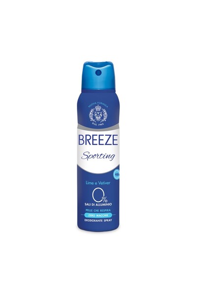 Breeze Set of 3 x Deodorant Spray Sporting 24 h 150 ml