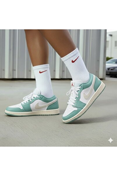 Nike Air Jordan 1 Low'White/Cannon' Women's Basketball Shoes (Narrow Fit) Sporti̇ks