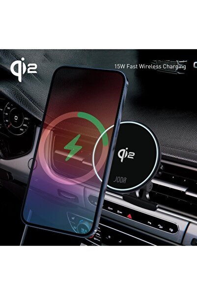 Joda MagSafe C1 Car Phone Holder with 15W Wireless Charging