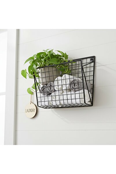 GO DEKOR Metat YENİ İskandinav TEK Gözlü Duvar Rafı ÇokAmaçlı Düzenleyici 30x30